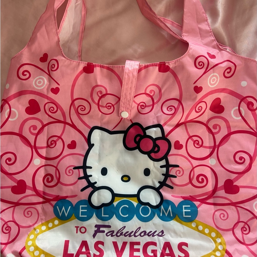 Hello Kitty Pink Las Vegas Tote Bag